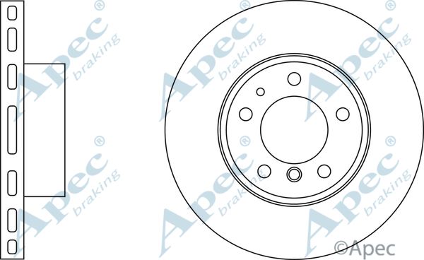 APEC BRAKING Тормозной диск DSK920